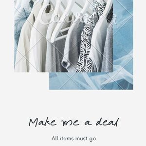 CLOSET CLEAN OUT! Make me an Offer 😃😃